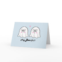 Carte personnalisée "Hey Bootiful" Halloween !
