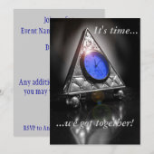 Carte personnalisée Invitation de rassemblement (Devant / Derrière)