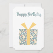 Carte personnalisée Joyeux anniversaire (Devant)