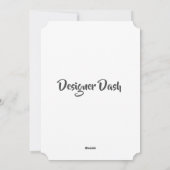 Carte personnalisée Joyeux anniversaire (Dos)