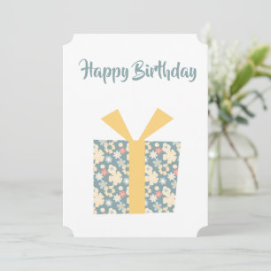 Carte personnalisée Joyeux anniversaire