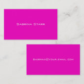 Carte personnalisée par couleur au néon de (Devant / Derrière)