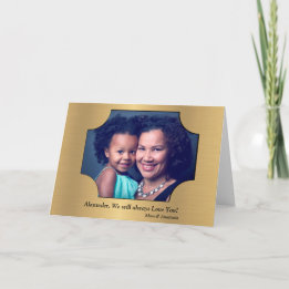 Carte personnalisée Photo d'anniversaire