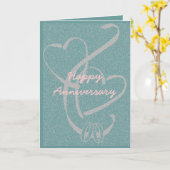 Carte personnalisée pour anniversaire de mariage (Fleur jaune)