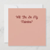 Carte personnalisée pour la Saint-Valentin (Dos)