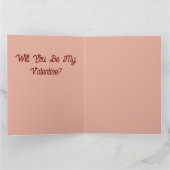 Carte personnalisée pour la Saint-Valentin (Intérieur)