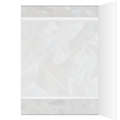 carte personnalisée pour l'anniversaire du 60e Mar (Intérieur (Gauche))