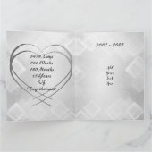 Carte personnalisée pour les 15 ans de mariage pou (Intérieur)