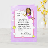 Carte personnalisée pour les dents (Fleur jaune)