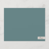 Carte personnalisée pour les fêtes de fin d'année (Dos)