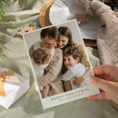 Carte personnalisée pour les vacances en famille m