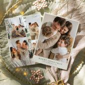 Carte personnalisée pour les vacances en famille m