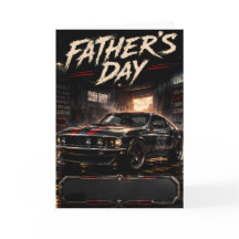 Carte personnalisée pour papa amateur de muscle ca