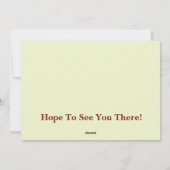 Carte personnalisée pour réunion de famille automn (Dos)