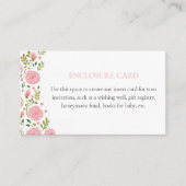 Carte personnalisée Roses roses Tea Party (Devant)