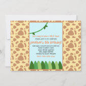 Carte personnalisée Safari Anniversaire (Dos)