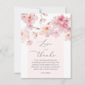 Carte personnalisée Sakura (Devant)