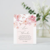 Carte personnalisée Sakura (Debout devant)