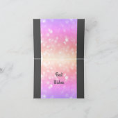 Carte personnalisée Sparkly 100e anniversaire (Intérieur)