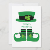Carte personnalisée St. Patrick's Day Leprechaun C (Devant)