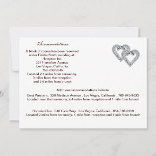 Carte personnalisée Tangerine Hearts