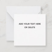 Carte personnalisée vert sauge Grateful for You (Dos)