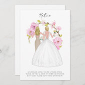 Carte personnalisée "Veux-tu être ma demoiselle d' (Devant / Derrière)