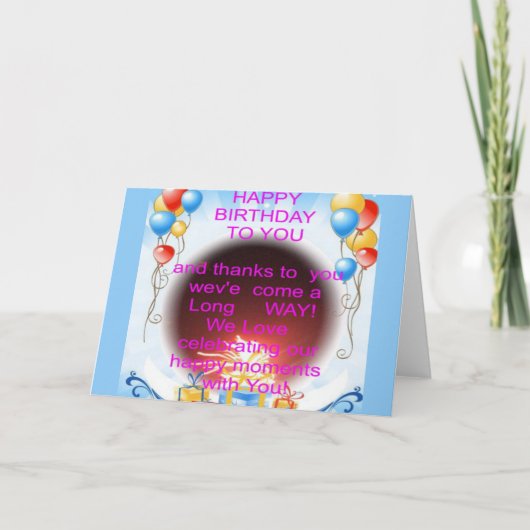 Carte Personnaliser (Devant)