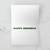 Carte Personnaliser Âge de bowling Anniversaire (Intérieur)