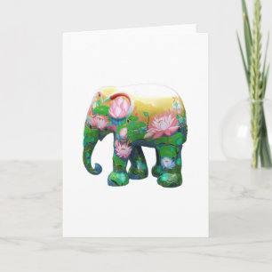 Carte Personnaliser Animal Safari Jungle Afrique Fleurs