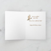 Carte Personnaliser Anniversaire Barn Owl Pourquoi céléb (Intérieur)