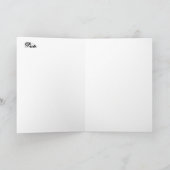 Carte Personnaliser : Certainement temps (Intérieur)