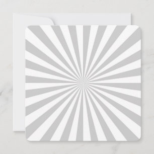 Carte Personnaliser classique Grey Burst Roue de rotatio