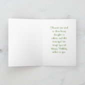 Carte Personnaliser d'anniversaire de l'Iris jaune (Intérieur)