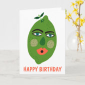 Carte Personnaliser de chaux de lunettes (Fleur jaune)