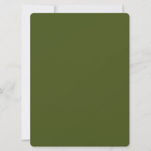 Carte Personnaliser de design couleur vert olive