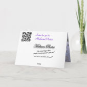 Carte Personnaliser de Floraison lilas toute occasion (Dos)