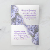 Carte Personnaliser de Floraison lilas toute occasion (Intérieur)