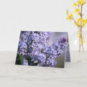 Carte Personnaliser de Floraison lilas toute occasion (Fleur jaune)