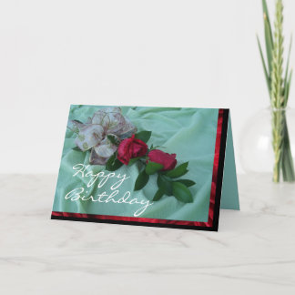 Carte Personnaliser de salutation BrindleRoses