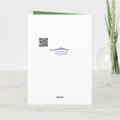 Carte Personnaliser du veau 2 du bébé de Dessa toute (Dos)