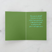 Carte Personnaliser du veau 2 du bébé de Dessa toute (Intérieur)