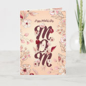 Carte Personnaliser Happy Mother's Day Maman (Devant)