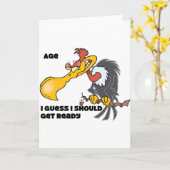 Carte Personnaliser l'âge avec Buzzard (Fleur jaune)