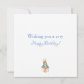 Carte Personnaliser le nom de l'enfant Anniversaire de P (Dos)