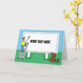 Carte Personnaliser le signe (Fleur jaune)