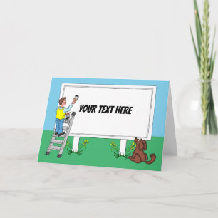 Carte Personnaliser le signe