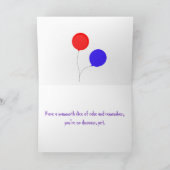 Carte Personnaliser Wooly Mammoth et Dinosaur, anniversa (Intérieur)