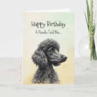 Personnalité de caniche standard Anniversaire Anim