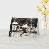 Carte Personnalité du Jogging Course de course de garçon (Fleur jaune)